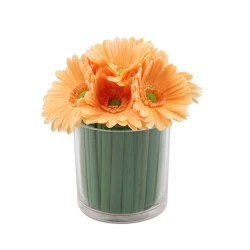 نوفا هوم "Gerbera" مزهرية زهور - 20 سم - برتقالي