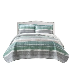 Nova Home Irmak Printed Bedspread Set - King & Super King - 4 Pcs - Multi Color