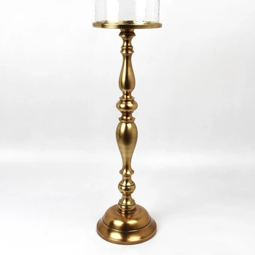 Weva Agate Candle Holder - Medium - Brass - Weva - Image 3