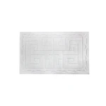 نوفا هوم "Floor Art" أرضية حمام - قطن 100% - 60x100 سم - أوف وايت - نوفا هوم