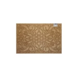 Nova Home Ornamental Outdoor Mat W & Rubber Backing - 60x100 cm - Brown - Nova Home