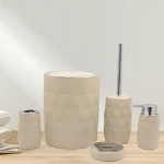 Weva Luminous Bathroom Set - 5 Pcs - Smoke - Weva