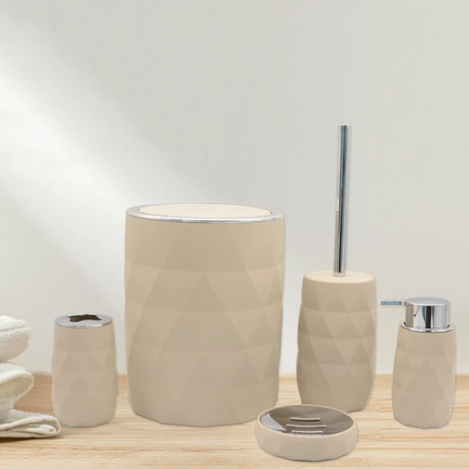 Weva Luminous Bathroom Set - 5 Pcs - Smoke