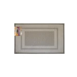 Nova Home Trellis Jaquard Woven Kitchen Mat W & Rubber Backing - 46x76 Cm - Beige - Nova Home