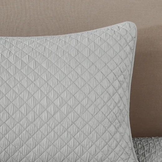 Nova Home Vivid Jaquard Bed Spread Set - 3Pcs - King & Super King - Grey - Nova Home - Image 6