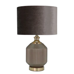 Nova Home "Luminart" Table Lamp - 51cm - Brown