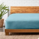 نوفا هوم Cotton Warm طقم شرشف مطاط شتوي قطن فلانيل دافئ - مجوز & مجوز كبير - 3 قطع - أزرق - نوفا هوم