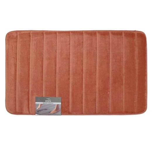 Nova Home Steps Memory Foam Non-Slip Bath Mat - 50x80 Cm - Rose Nova Home Steps Memory Foam Non-Slip Bath Mat - 50x80 Cm - Rose