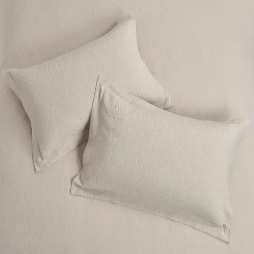 Nova Cottontex Textured Duvet Cover Set - 100% Cotton, 200 Thread  - 2 Pcs - Single & Twin - Beige - Nova Home - Image 7