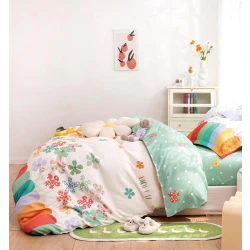 Nova Home Lullaby Printed Duvet Cover - Single & Twin - 4 Pcs