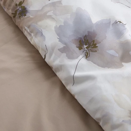 نوفا هوم Chintz طقم لحاف مايكروفايبر بنمط مطبوع - 6 قطع - مجوز & مجوز كبير - بيج - نوفا هوم - Image 6