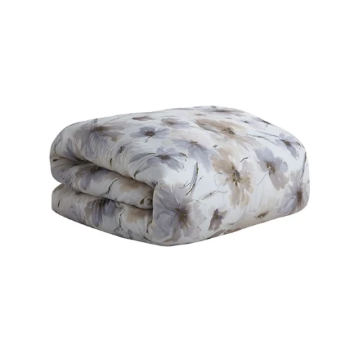نوفا هوم Chintz طقم لحاف مايكروفايبر بنمط مطبوع - 6 قطع - مجوز & مجوز كبير - بيج - نوفا هوم - Image 8