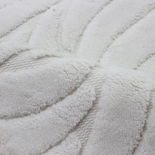 Nova Home Jupen Cotton Bath Rug - 70x120 Cm - Ecru - Nova Home - Image 3