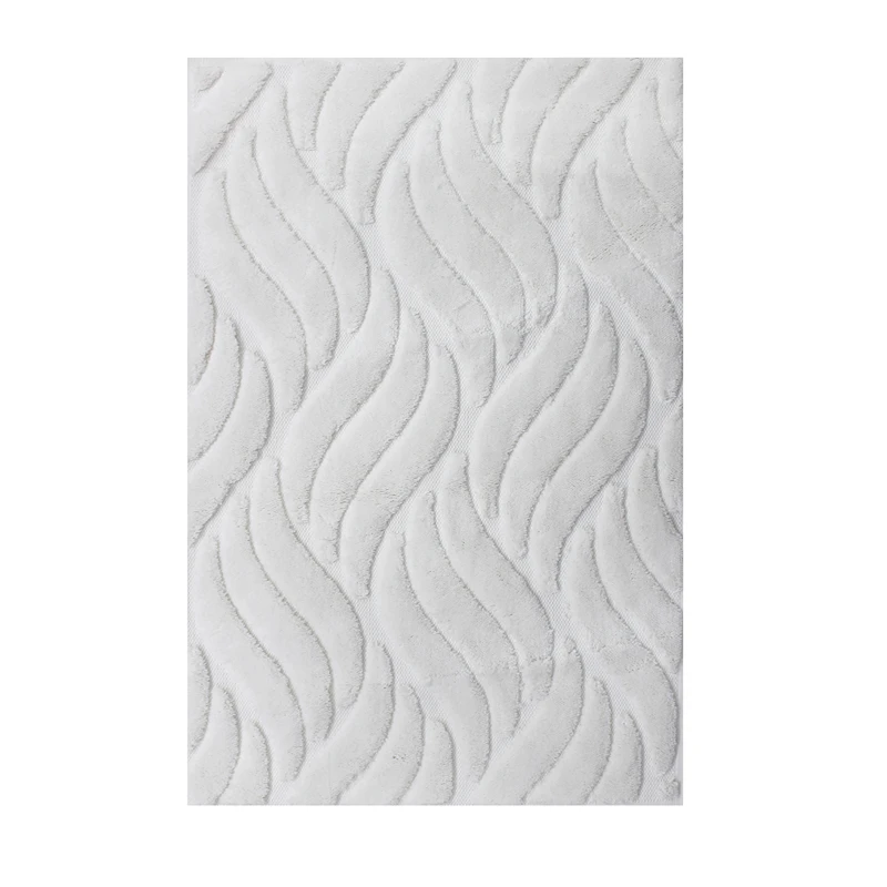 Nova Home Jupen Cotton Bath Rug - 60x100 Cm - Ecru - Nova Home