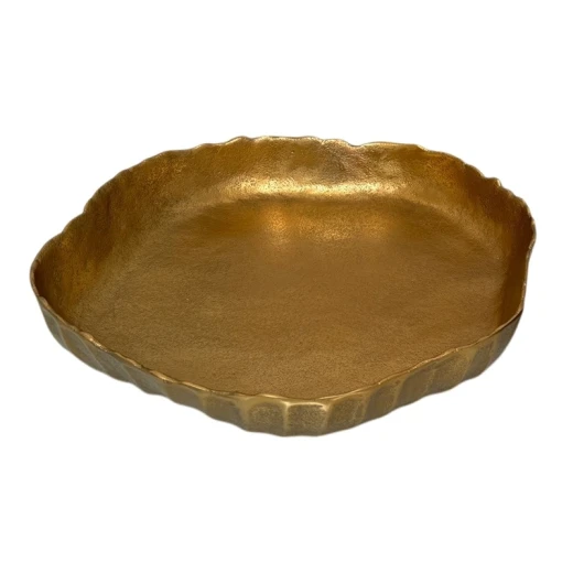 ويفا صينية ديكور متوسطة ذهبي "Sleek Curve" - ويفا - Image 2