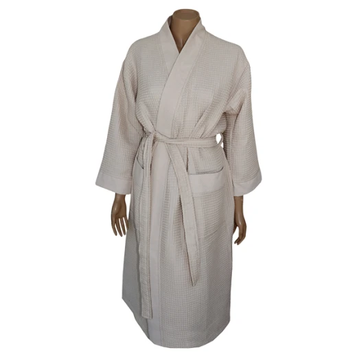 Weva Ethereal Bath Robe - 100% Cotton - XL - Linen