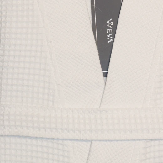 Weva Ethereal Bath Robe - 100% Cotton - S - White - Weva - Image 6