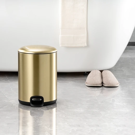 Weva Stella Waste Pedal Bin - 5 Liter - Gold - Weva - Image 5