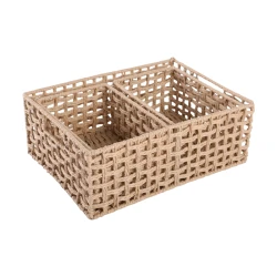 Weva Zelt Paper String Storage Basket – 3 Pcs - Beige