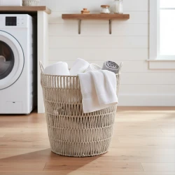 Weva Nestify Cotton Rope Laundry Basket – Grey