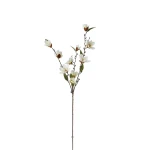 ويفا سيقان وأفرع ماغنوليا صناعية بيضاء "Magnolia" (4 سيقان) - ويفا