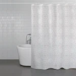 ويفا ستارة حمام "Lace Stamp" مضادة للماء - 180x200 سم - رمادي - ويفا