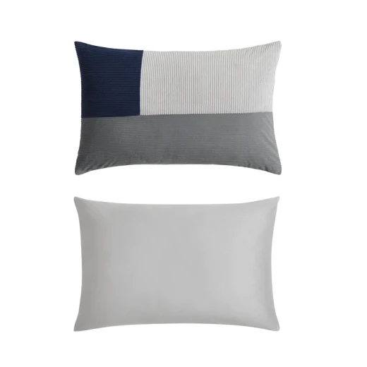 Nova Home Cordee Patchwork Winter Cordroy Comforter Set - Queen - Navy - Nova Home - Image 3