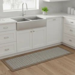 Nova Home "Super Chef Graphite" Kitchen Mat – 60x180 cm – Beige