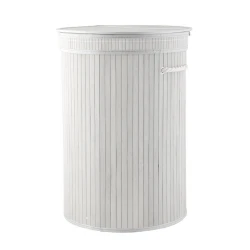 Weva Lorin Foldable Laundry Basket - Round - White