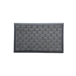 Nova Home Dash Outdoor mat W & Rubber Backing - 45x75 cm - Charcoal