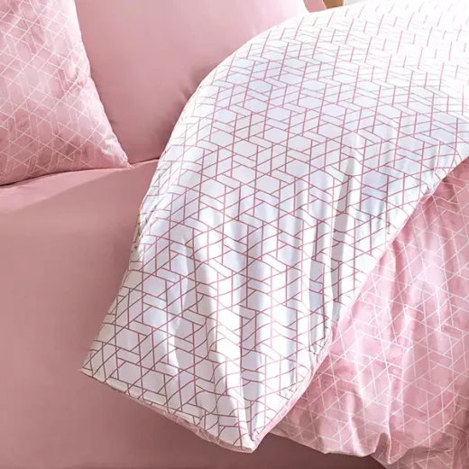 نوفا هوم Best طقم وجه لحاف بتصميم مطبوع - 100% قطن - مجوز & مجوز كبير - 4 قطع - زهري - نوفا هوم - Image 5