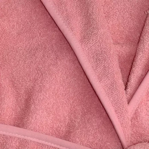 Nova Home "Kiddy" Kid's Unisex Bathrobe (1 Piece) - 100% Cotton - 13-15 Years - Salmon & Dark Salmon - Nova Home - Image 6