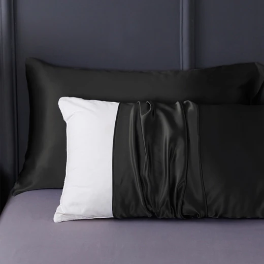 Lilysilk Plain Fitted Sheet - King & Super King - 3Pcs - Black - Lilysilk - Image 15
