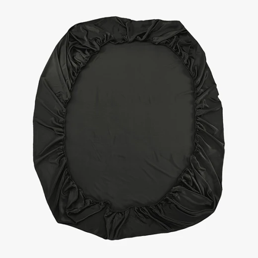 Lilysilk Plain Fitted Sheet - King & Super King - 3Pcs - Black - Lilysilk - Image 5