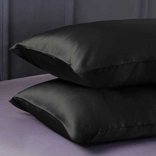 Lilysilk Plain Fitted Sheet - King & Super King - 3Pcs - Black - Lilysilk - Image 14
