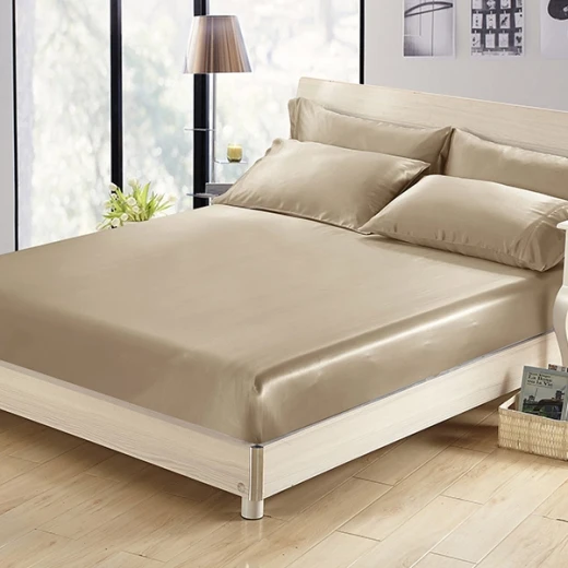 Lilysilk Plain Fitted Sheet - King & Super King - 3Pcs - Taupe - Lilysilk - Image 7