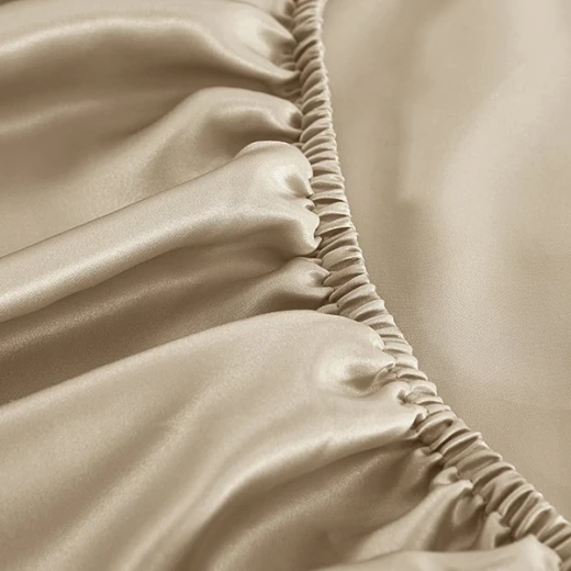 Lilysilk Plain Fitted Sheet - King & Super King - 3Pcs - Taupe - Lilysilk - Image 2