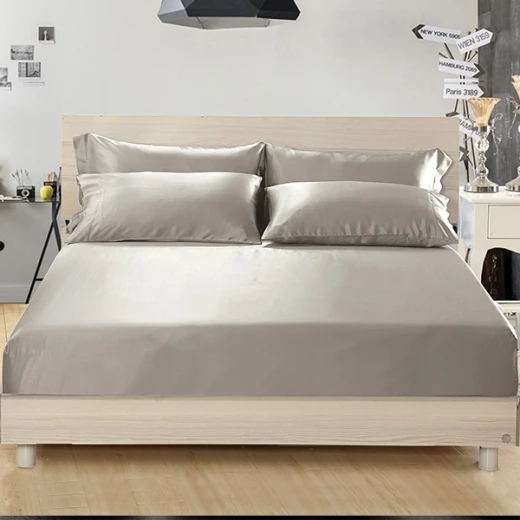 Lilysilk Plain Fitted Sheet - King & Super King - 3Pcs - Silver - Lilysilk - Image 16