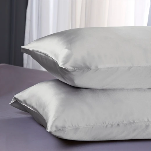 Lilysilk Plain Fitted Sheet - King & Super King - 3Pcs - Silver - Lilysilk - Image 15