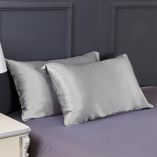 Lilysilk Plain Fitted Sheet - King & Super King - 3Pcs - Silver - Lilysilk - Image 5