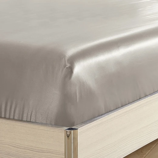 Lilysilk Plain Fitted Sheet - King & Super King - 3Pcs - Silver - Lilysilk - Image 8