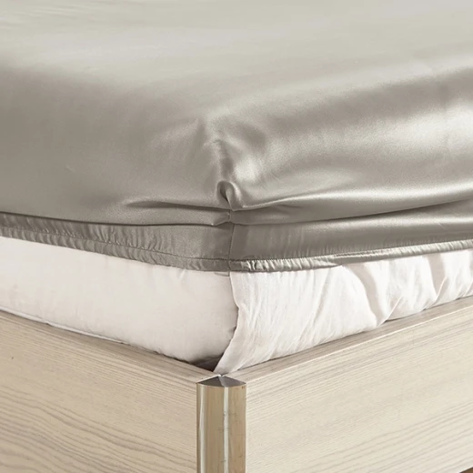 Lilysilk Plain Fitted Sheet - King & Super King - 3Pcs - Silver - Lilysilk - Image 7