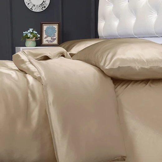 Lilysilk Plain Duvet Cover - 260X220 CM - Taupe - Lilysilk - Image 6