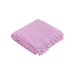 Manterol Fausto Throw Blanket - 100% Cotton - Pink