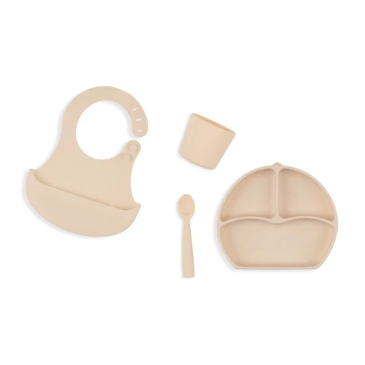 Babyjem Silicon Feeding Set - Ecru (Beige) - BabyJem - Image 15