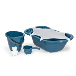 Babyjem Baby Bath Set - 5pcs - Indigo Blue