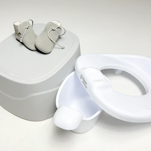 DiaperChamp Multiuse Potty  3-in-1 – Silver - diaper champ - Image 3