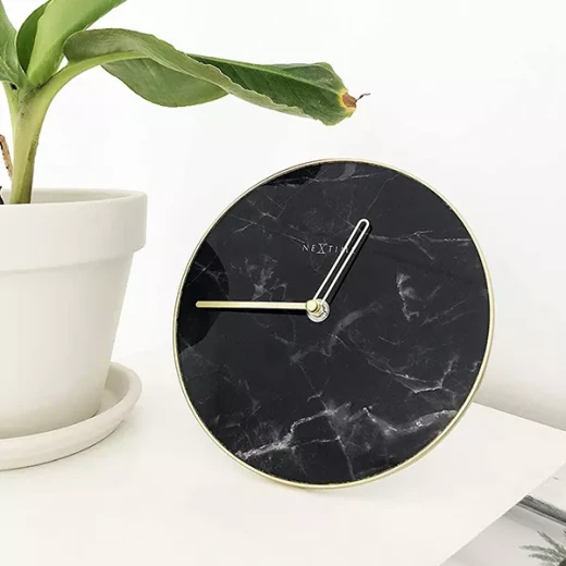 نكستايم "Marble" ساعة طاولة - أسود - نكستايم - Image 2