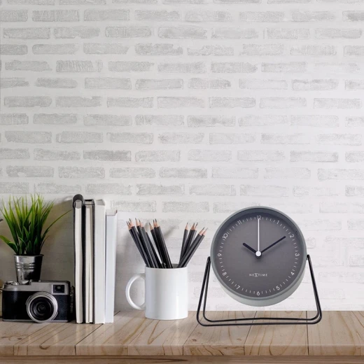 Nextime "Berlin L" Metal Wall Clock - 40 Cm - Grey - Nextime - Image 3