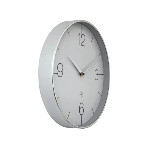 NeXtime Finesse Silent Wall Clock – Large, Chrome Frame - Nextime - Image 3